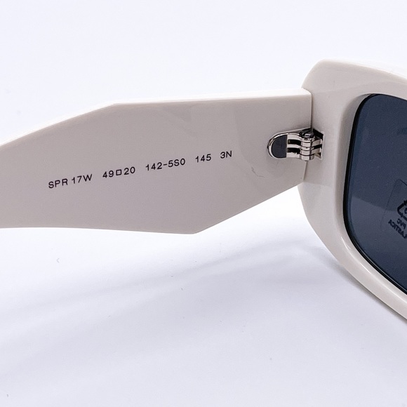 NEW PRADA SYMBOLE PR17WS 1425S0 WOMEN’S SUNGLASSES PRADA SPR 17W WHITE PR 17WS - Picture 14 of 15